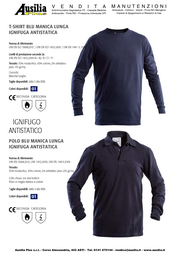 IGNIFUGO ANTISTATICO T-SHIRT E POLO